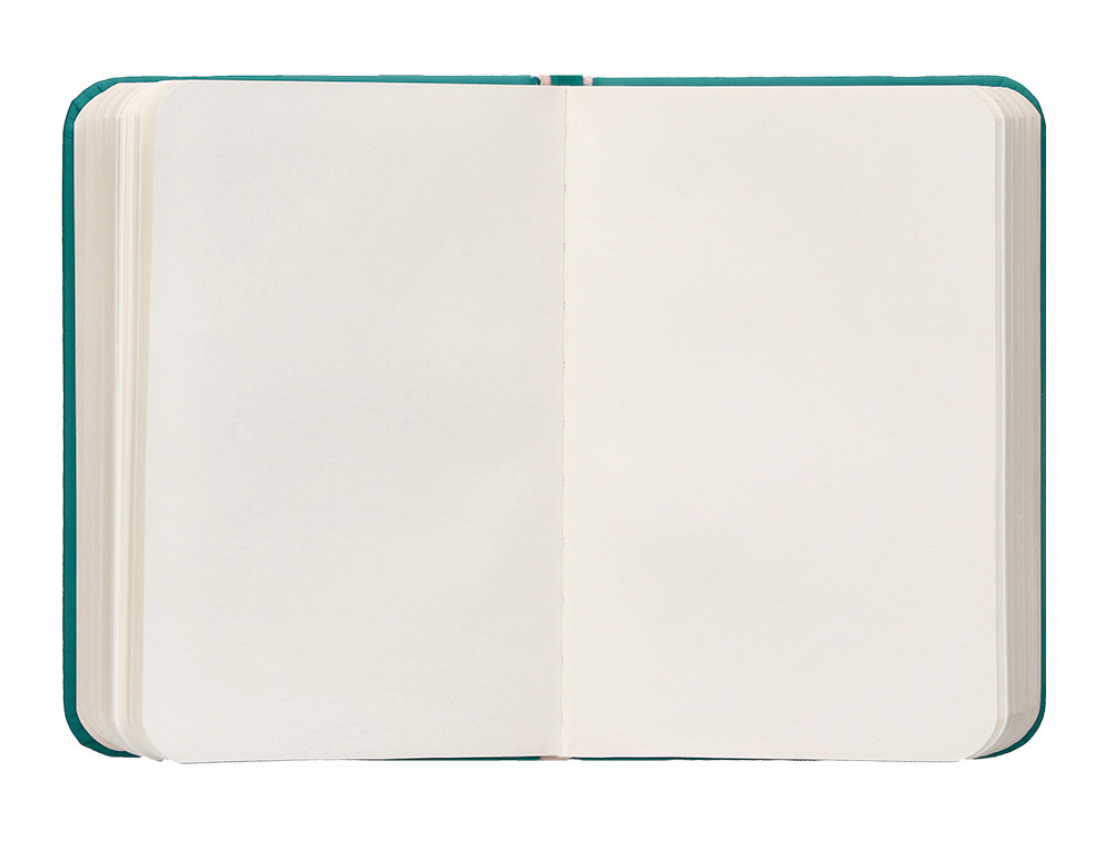 CARNET A7 ANTARTIK NOTES PAPIER UNI IVOIRE COUVERTURE RIGIDE FERMETURE ELASTIQUE 80 PAGES 80GR COLORIS VERT PAON