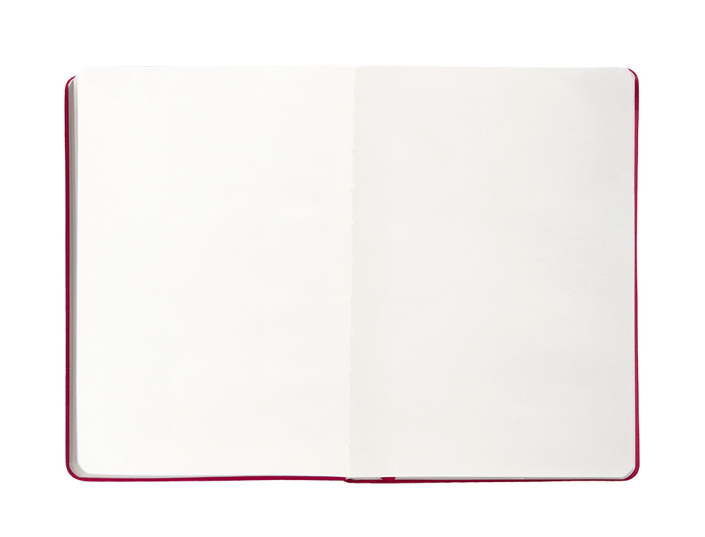CARNET A4 ANTARTIK NOTES PAPIER UNI IVOIRE COUVERTURE RIGIDE FERMETURE ELASTIQUE 100PAGES 80GR COLORIS FRAMBOISE
