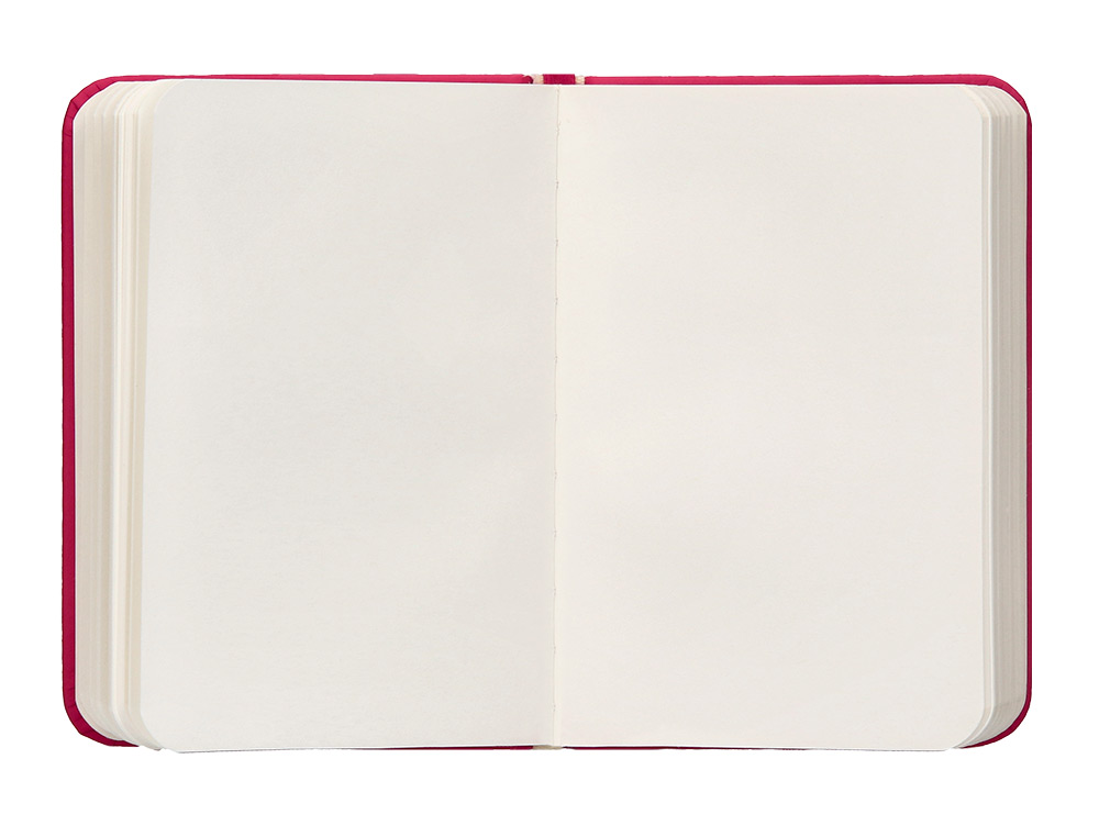 CARNET A7 ANTARTIK NOTES PAPIER UNI IVOIRE COUVERTURE  RIGIDE FERMETURE ELASTIQUE 80 PAGES 80GR COLORIS FRAMBOISE