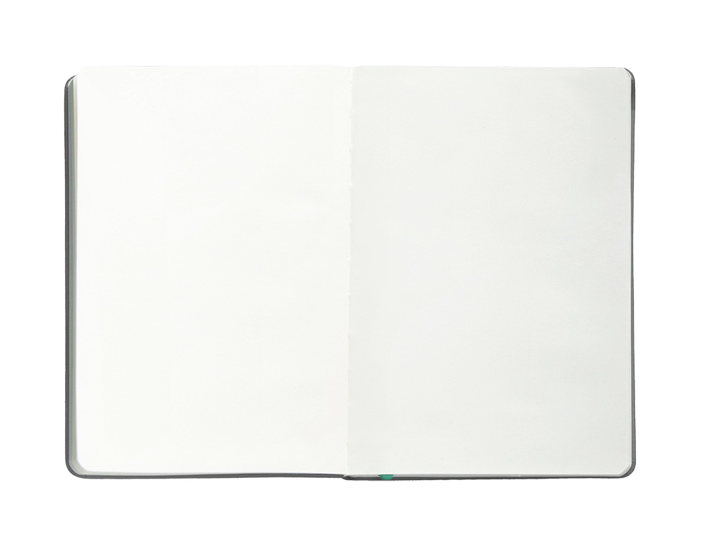 CARNET FERMETURE ELASTIQUE TURQUOISE ANTARTIK NOTES COUVERTURE RIGIDE A4 PAPIER UNI IVOIRE 100 FEUILLES 80GR FSC GRIS