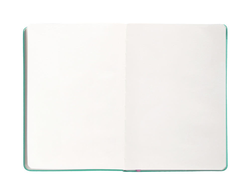 CARNET FERMETURE ELASTIQUE ROSE ANTARTIK NOTES COUVERTURE RIGIDE A4 PAPIER UNI IVOIRE 100 FEUILLES 80GR FSC TURQUOISE