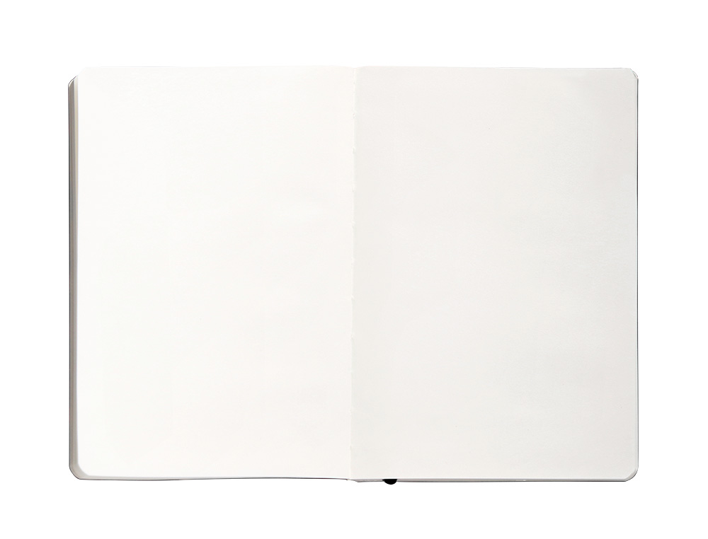 CARNET A5 ANTARTIK NOTES PAPIER UNI IVOIRE COUVERTURE SOUPLE FERMETURE ELASTIQUE 100PAGES 80GR COLORIS NOIR