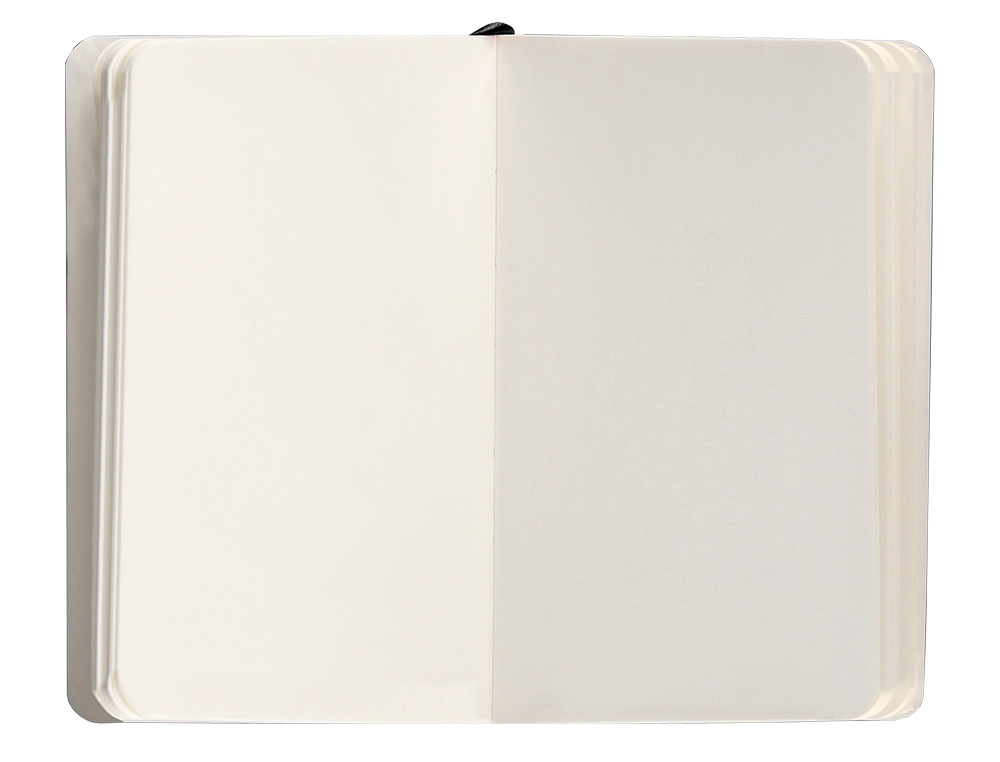 CARNET FERMETURE ELASTIQUE ANTARTIK NOTES COUVERTURE SOUPLE A6 PAPIER UNI IVOIRE 100 FEUILLES 80GR FSC COLORIS NOIR
