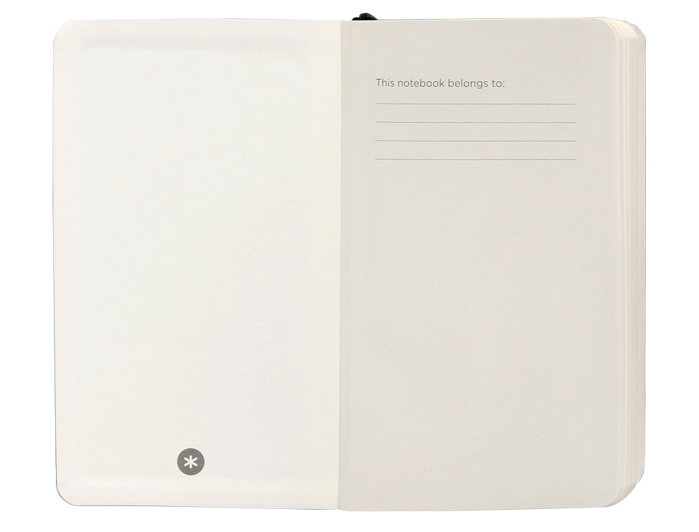 CARNET FERMETURE ELASTIQUE ANTARTIK NOTES COUVERTURE SOUPLE A6 PAPIER UNI IVOIRE 100 FEUILLES 80GR FSC COLORIS NOIR