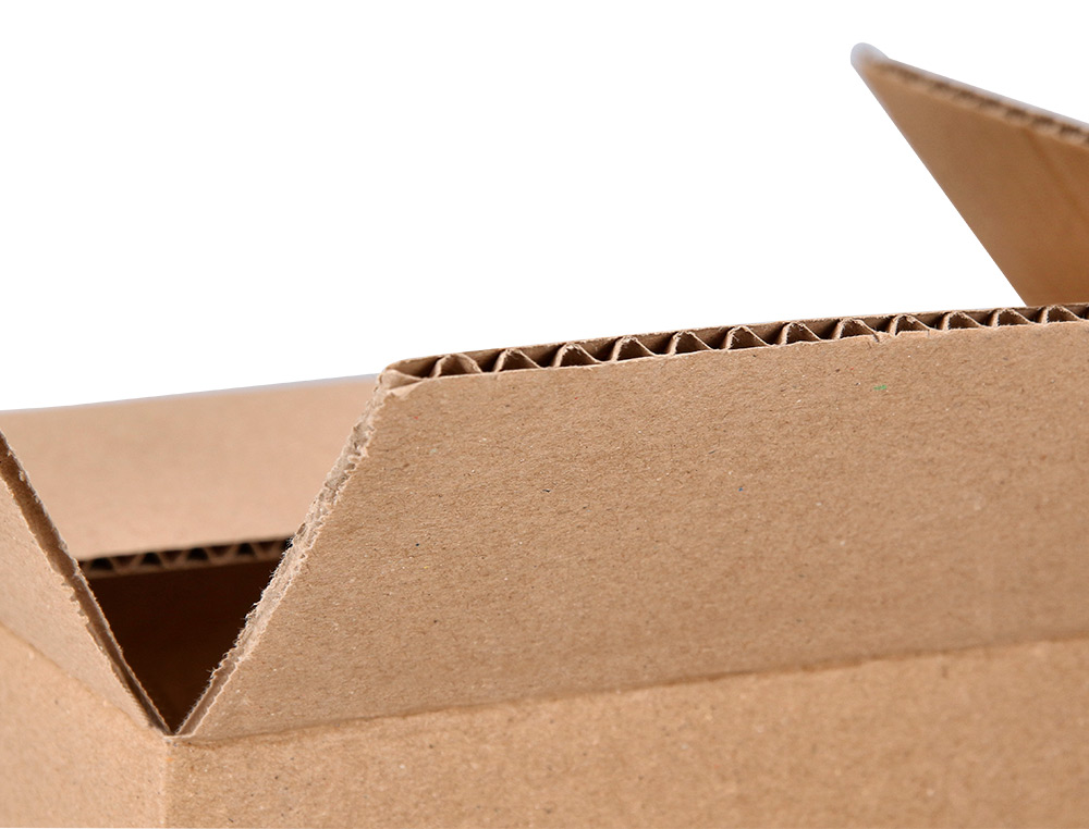 CAISSE AMERICAINE Q-CONNECT ULTRA-RESISTANTE CARTON       RECYCLE DOUBLE CANNELURE 7MM  500X340X310MM COLORIS KRAFT
