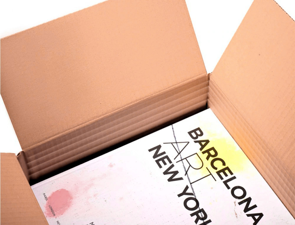 CAISSE AMERICAINE Q-CONNECT ULTRA-RESISTANTE REGLABLE EN HAUTEUR DOUBLE CANNELURE 7MM 350X325X280MM COLORIS KRAFT