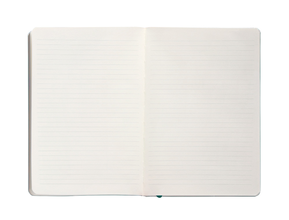 CARNET FERMETURE ELASTIQUE ANTARTIK NOTES COUVERTURE     SOUPLE A5 LIGNE 100 FEUILLES  80GR FSC COLORIS VERT PAON