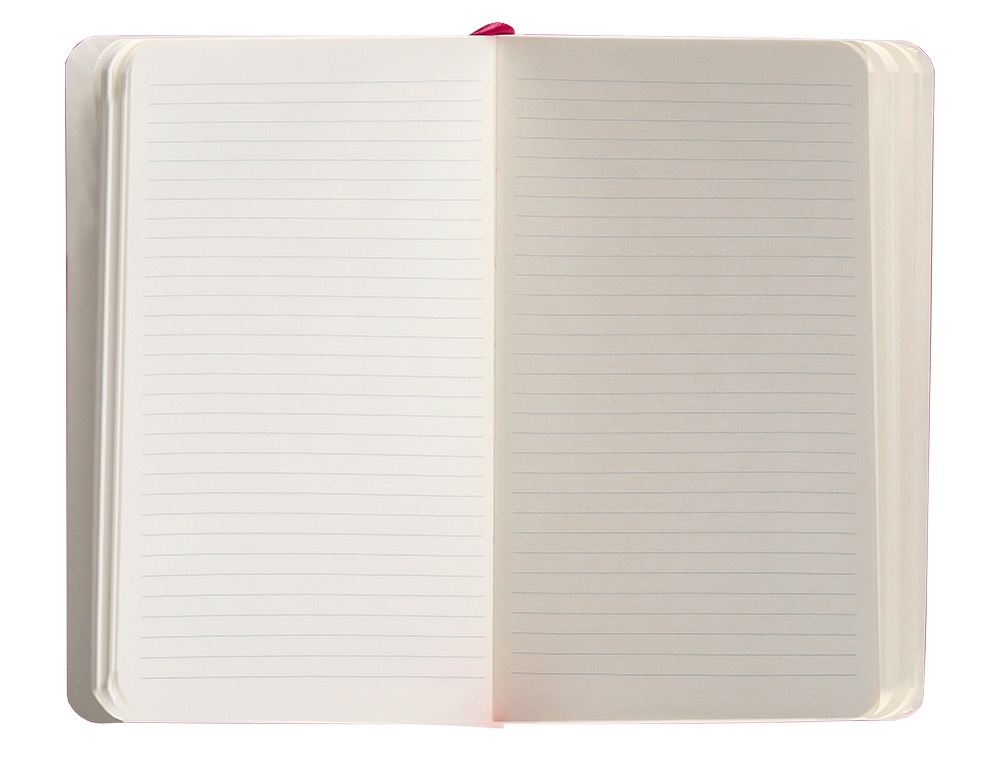 CARNET FERMETURE ELASTIQUE ANTARTIK NOTES COUVERTURE SOUPLE A6 LIGNE 100 FEUILLES 80GR FSC COLORIS FRAMBOISE