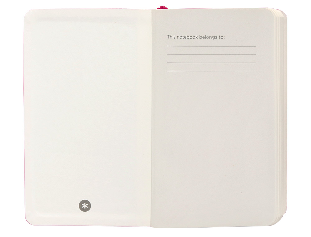 CARNET FERMETURE ELASTIQUE ANTARTIK NOTES COUVERTURE SOUPLE A6 LIGNE 100 FEUILLES 80GR FSC COLORIS FRAMBOISE