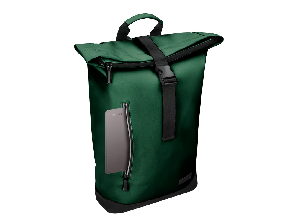 SAC A DOS ANTARTIK ROLL UP WATERPROOF 480X130X280MM COLORIS VERT FORET