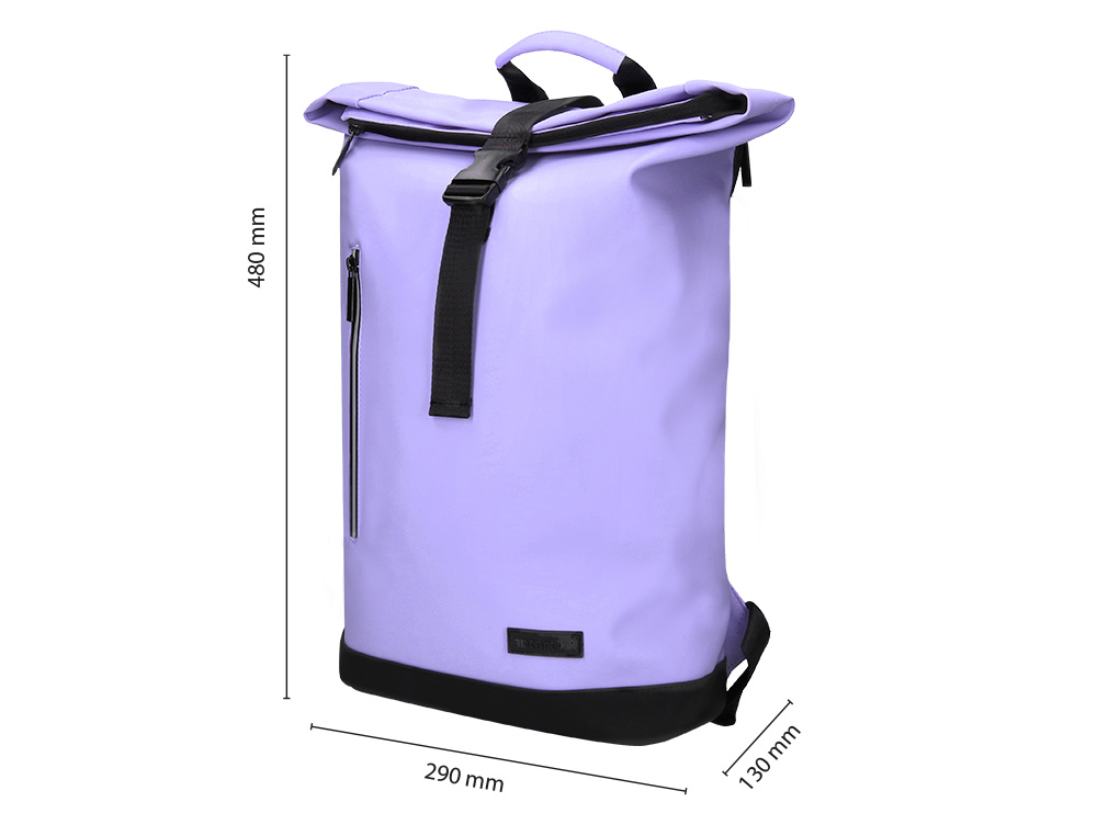 SAC A DOS ANTARTIK ROLL UP WATERPROOF 480X130X280MM      COLORIS LAVANDE