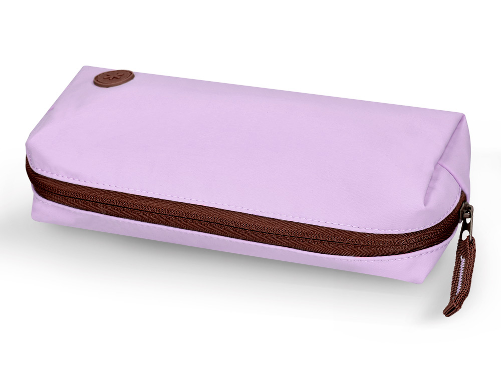 FOURRE-TOUT ANTARTIK 1 COMPARTIMENT RECTANGULAIRE MODELE BASIC PACK 80X55X210MM COLORIS LILAS