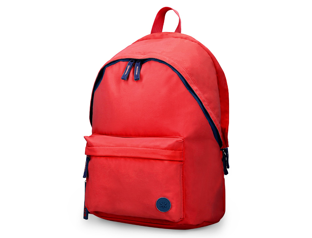 SAC A DOS ANTARTIK 1 COMPARTIMENT MODELE BASIC PACK 20L 420X160X300MM COLORIS ROUGE GRENAT