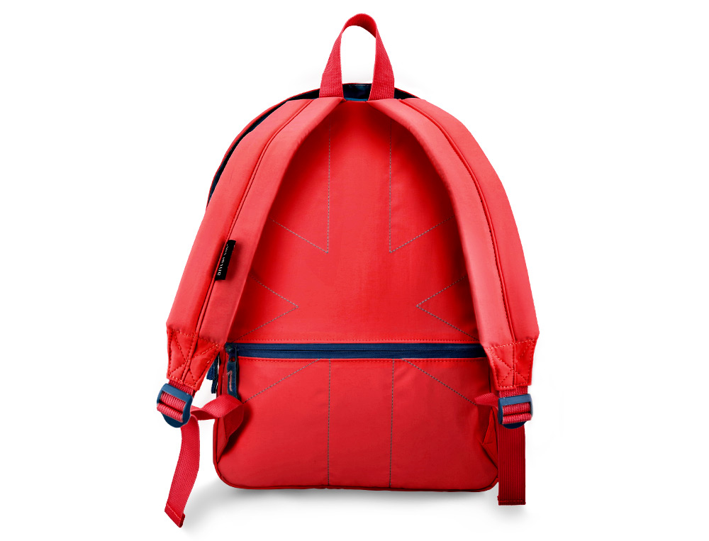 SAC A DOS ANTARTIK 1 COMPARTIMENT MODELE BASIC PACK 20L 420X160X300MM COLORIS ROUGE GRENAT