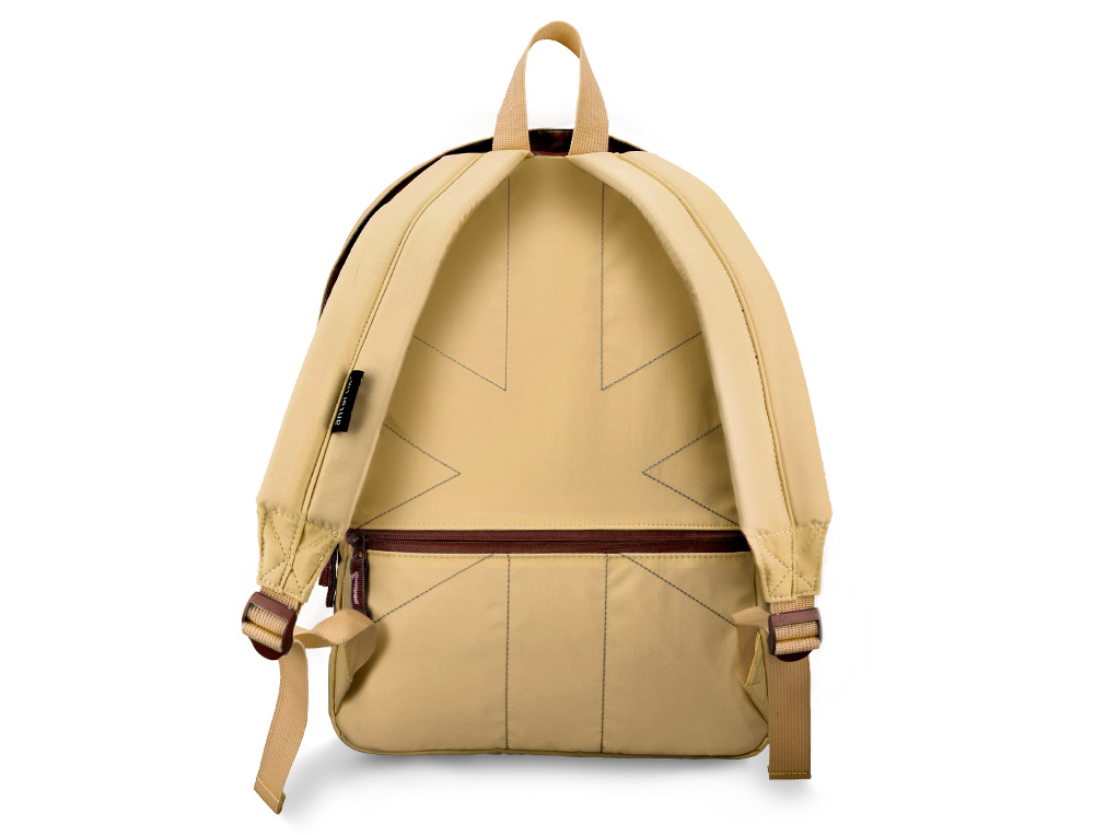 SAC A DOS ANTARTIK 1 COMPARTIMENT MODELE BASIC     PACK 20L 420X160X300MM        COLORIS BEIGE