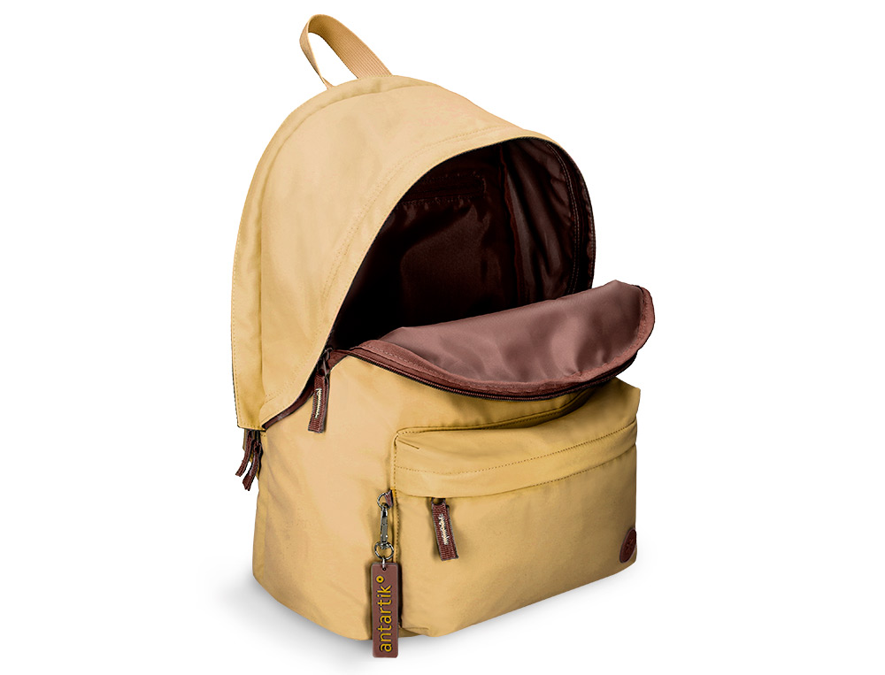 SAC A DOS ANTARTIK 1 COMPARTIMENT MODELE BASIC     PACK 20L 420X160X300MM        COLORIS BEIGE