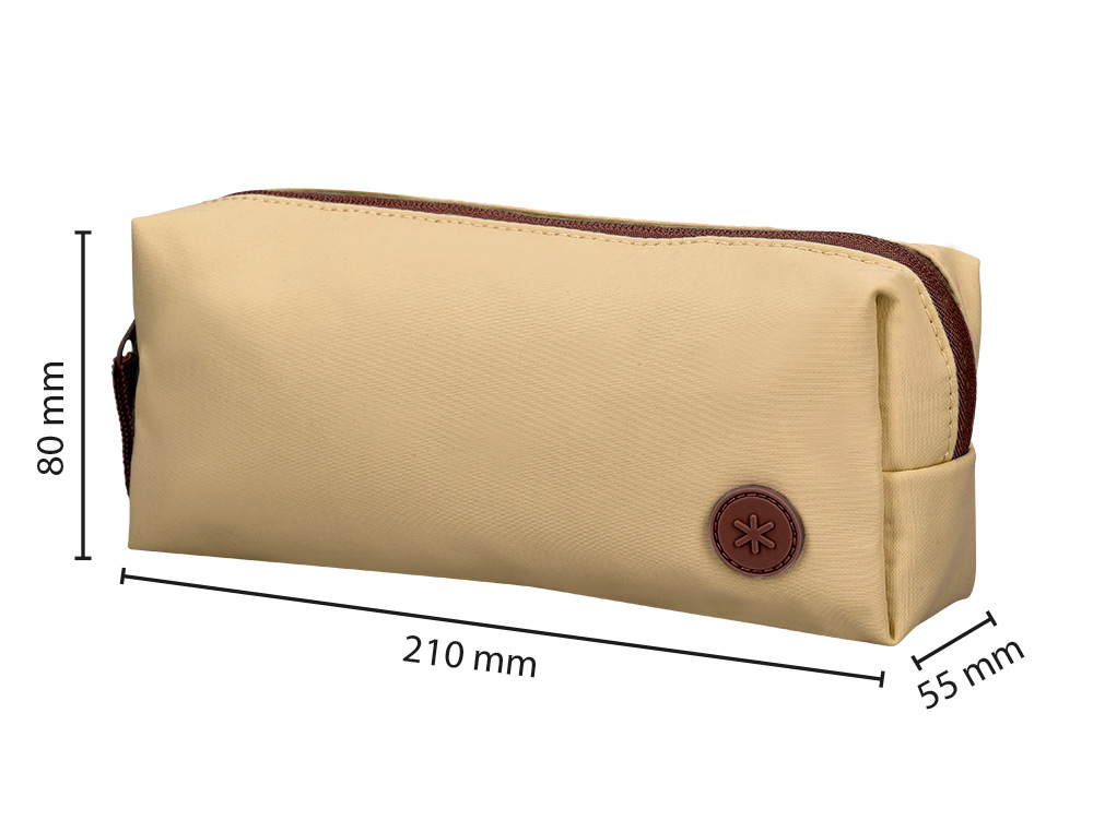 FOURRE-TOUT ANTARTIK 1 COMPARTIMENT RECTANGULAIRE MODELE BASIC PACK 80X55X210MM COLORIS BEIGE