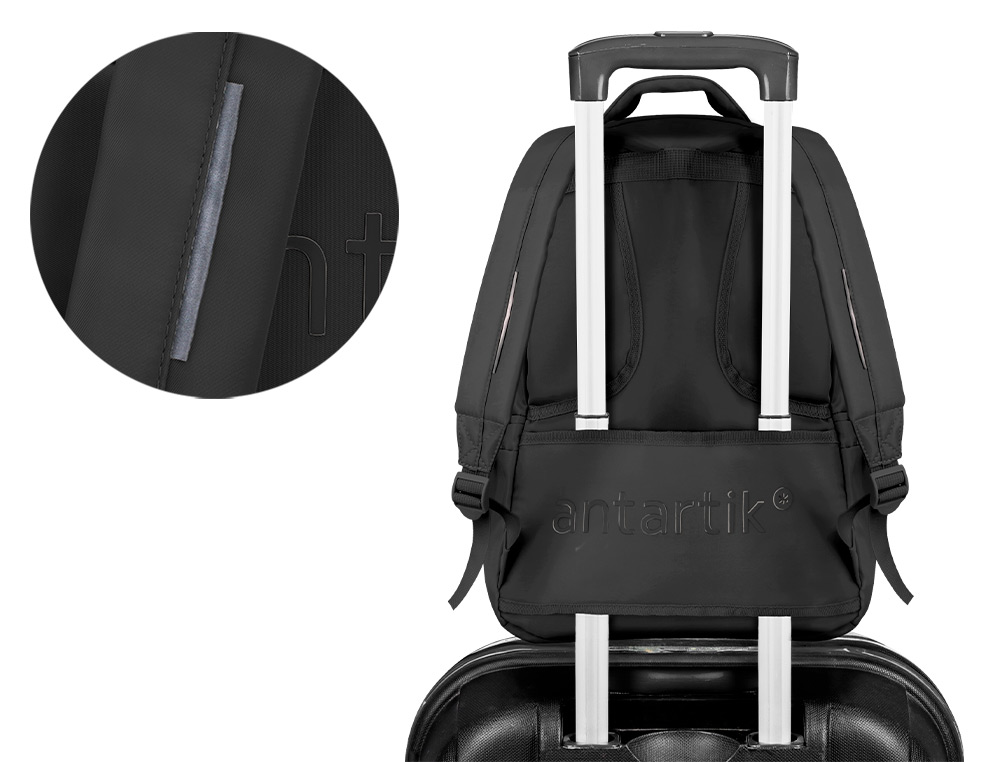 SAC A DOS ANTARTIK 4 COMPARTIMENTS MODELE FUSION   FLEX 19L 450X180X300MM COLORISNOIR