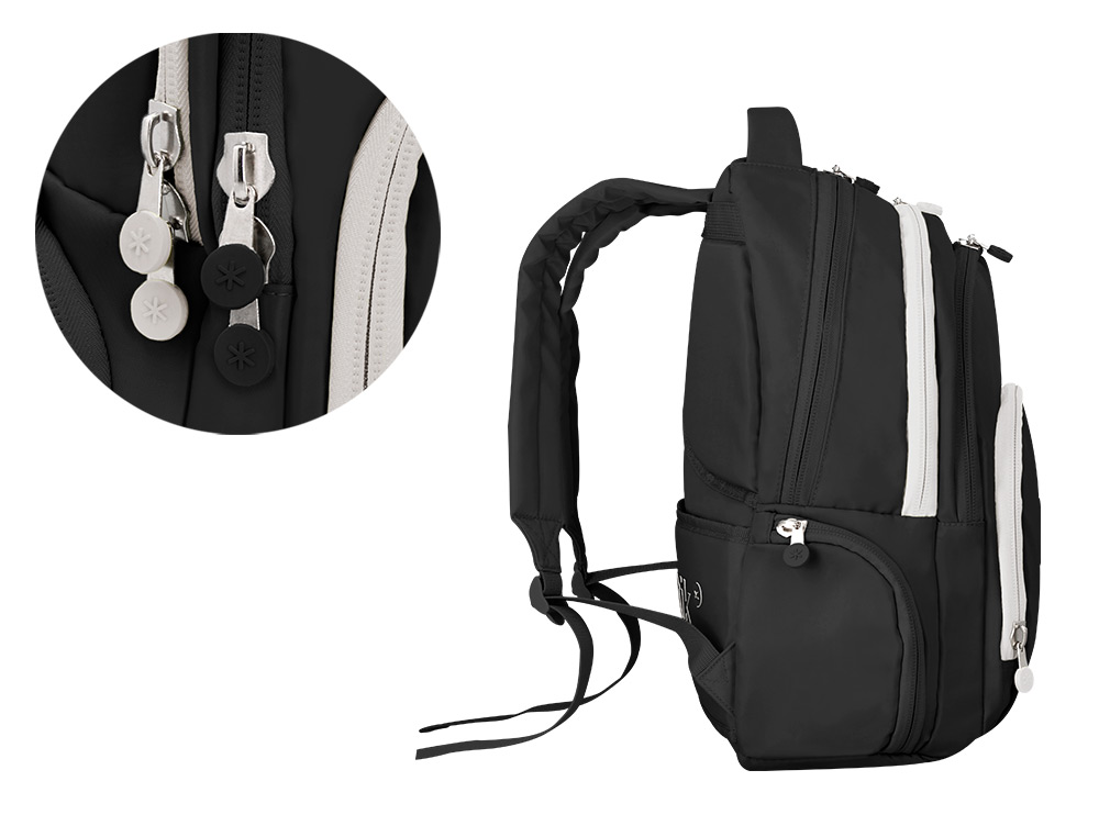 SAC A DOS ANTARTIK 4 COMPARTIMENTS MODELE FUSION   FLEX 19L 450X180X300MM COLORISNOIR