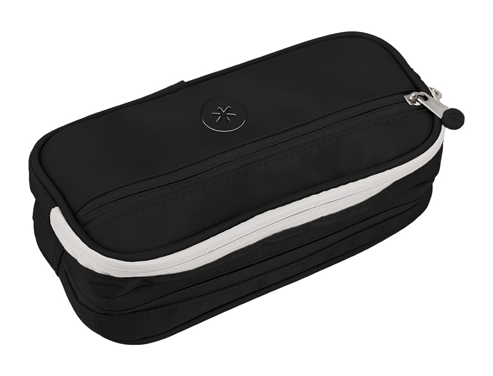 FOURRE-TOUT ANTARTIK RECTANGULAIRE 2 COMPARTIMENTS MODELE FUISION FLEX           100X60X220MM COLORIS NOIR