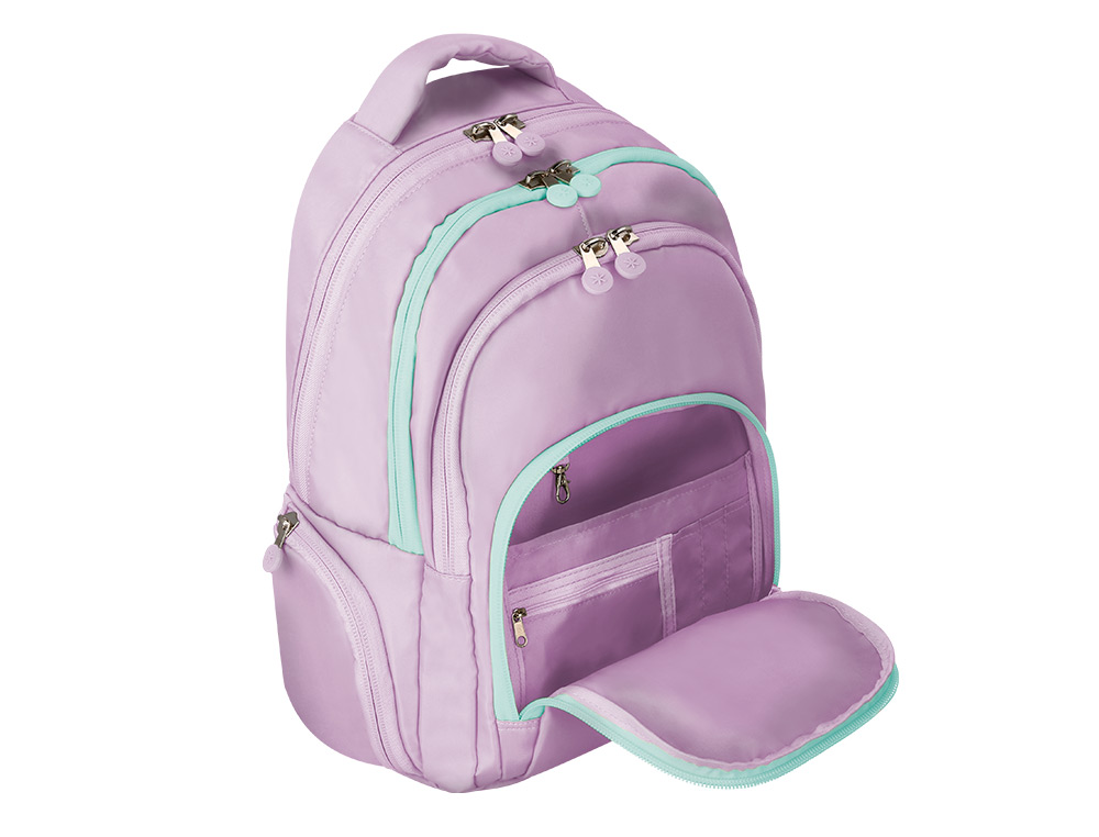 SAC A DOS ANTARTIK 4 COMPARTIMENTS MODELE FUSION   FLEX 19L 450X180X300MM COLORISLILAS