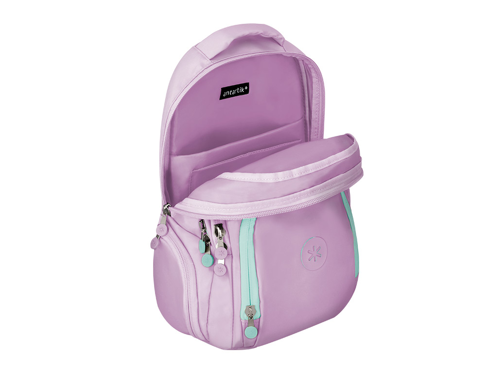 SAC A DOS ANTARTIK 4 COMPARTIMENTS MODELE FUSION   FLEX 19L 450X180X300MM COLORISLILAS
