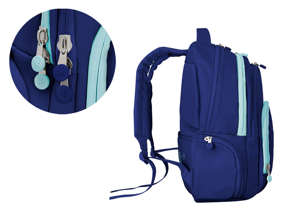 SAC A DOS ANTARTIK 4 COMPARTIMENTS MODELE FUSION   FLEX 19L 450X180X300MM COLORISBLEU MARINE