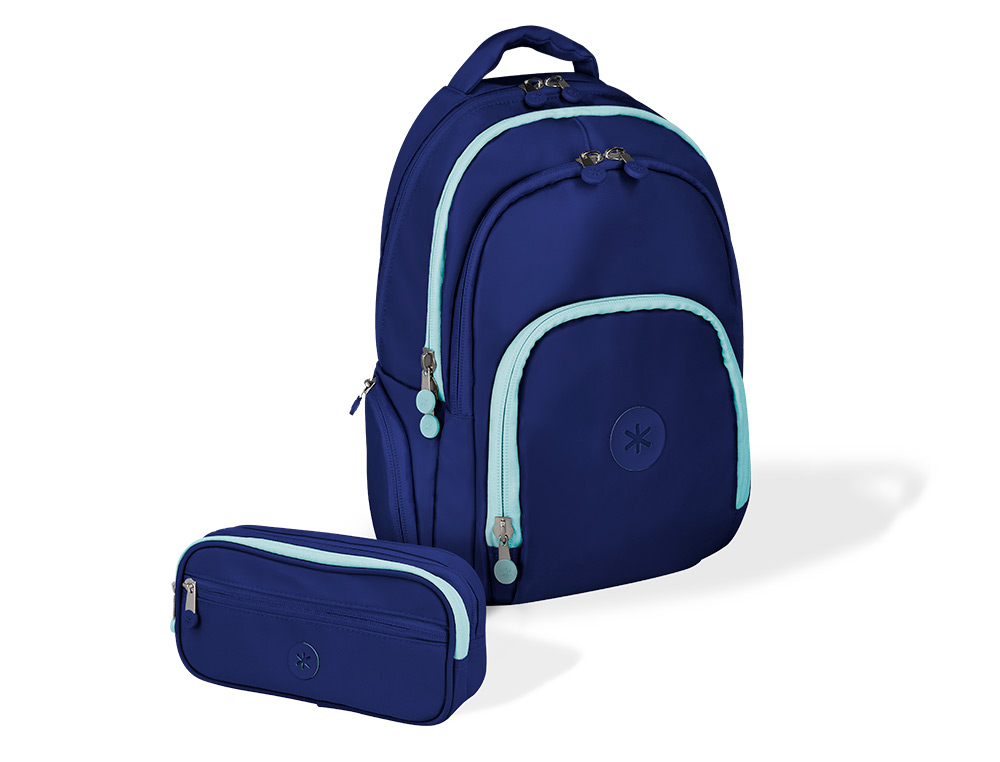 SAC A DOS ANTARTIK 4 COMPARTIMENTS MODELE FUSION   FLEX 19L 450X180X300MM COLORISBLEU MARINE