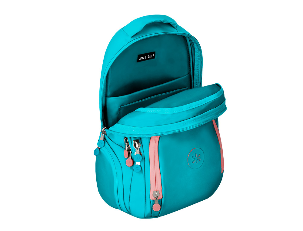 SAC A DOS ANTARTIK 4 COMPARTIMENTS MODELE FUSION FLEX 19L 450X180X300MM COLORISTURQUOISE