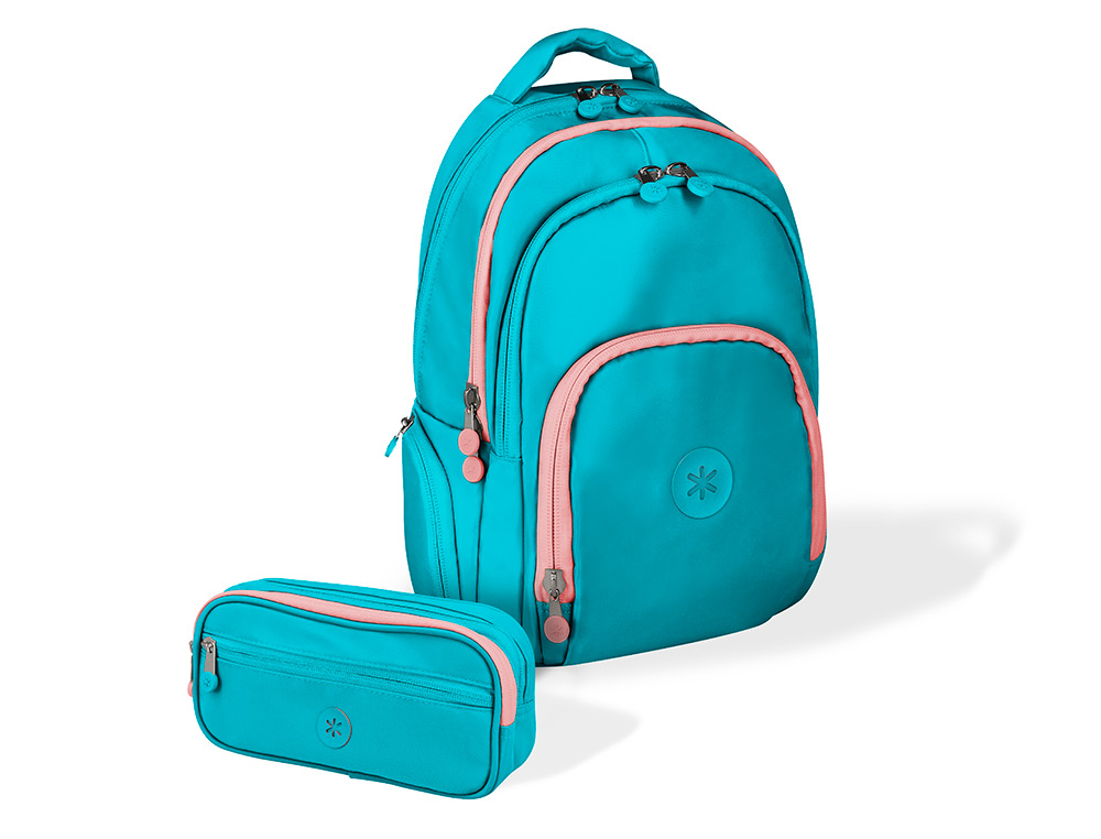 SAC A DOS ANTARTIK 4 COMPARTIMENTS MODELE FUSION FLEX 19L 450X180X300MM COLORISTURQUOISE