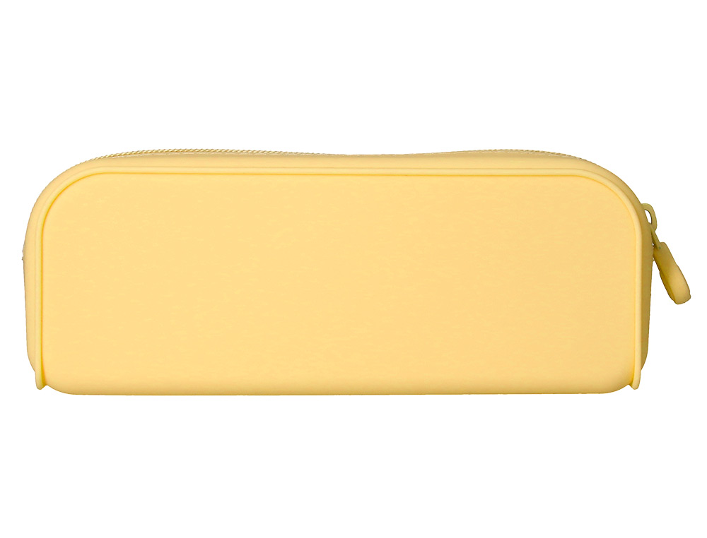 FOURRE-TOUT ANTARTIK RECTANGULAIRE 1 COMPARTIMENT  EN SILICONE MODELE PRISMA     185X50X75MM COLORIS JAUNE