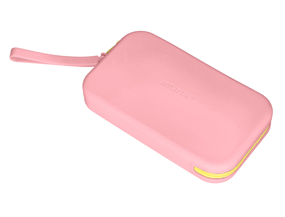 FOURRE-TOUT ANTARTIK PLAT EN SILICONE MODELE TROPICAL DIVE 190X120X25MM COLORIS ROSE