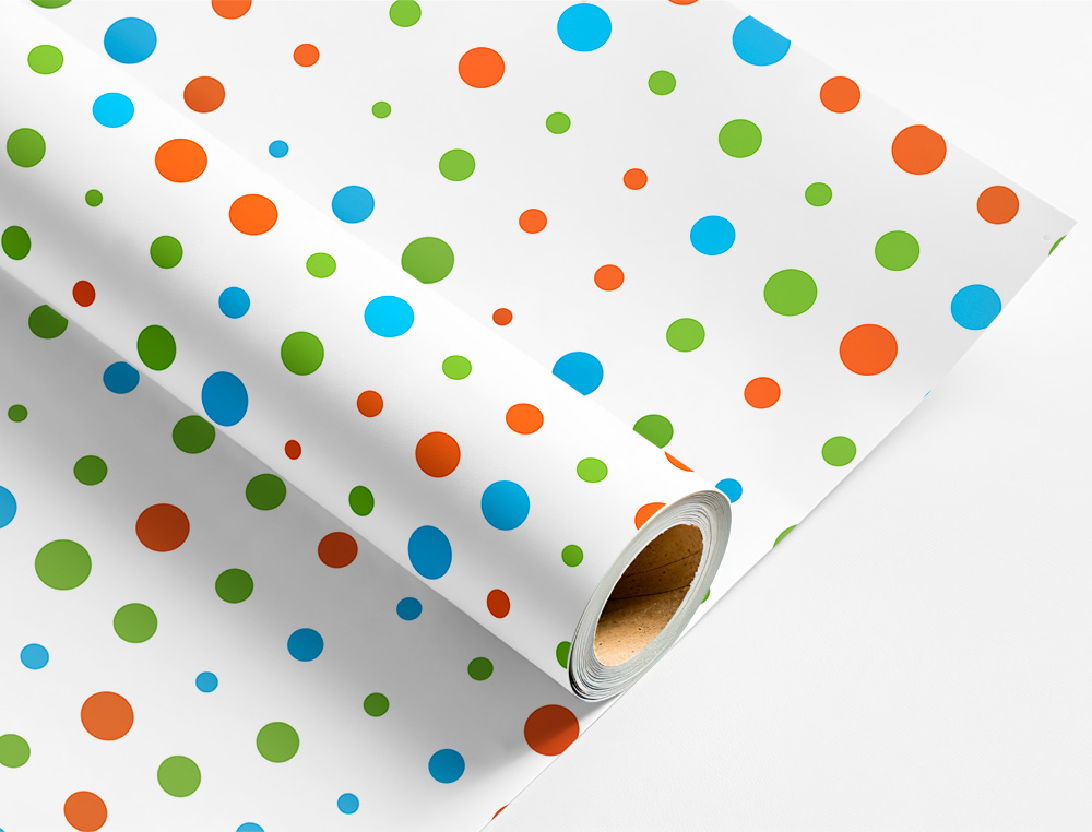 PAPIER CADEAU LIDERPAPEL TOUTE L'ANNEE ROULEAU 0,70X2M 60G MOTIFS ASSORTIS C-2024