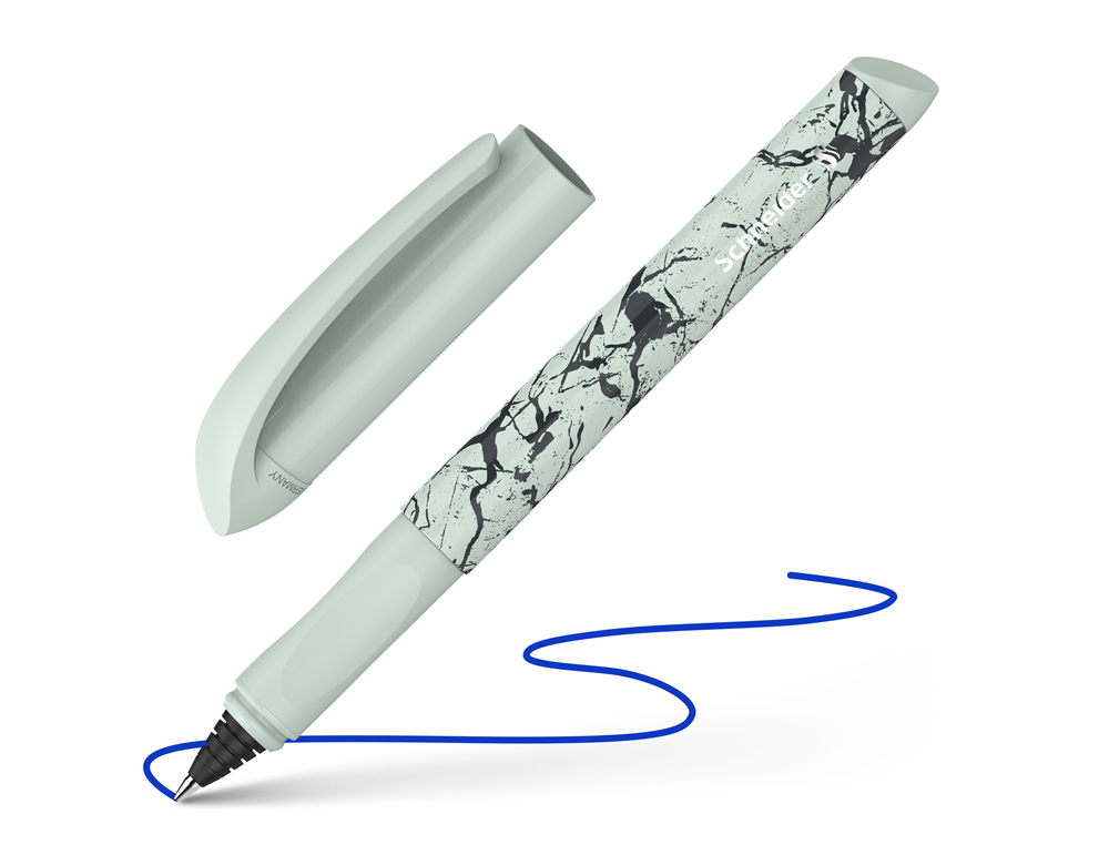 ROLLER A CARTOUCHE SCHNEIDER EASY TRAIT MOYEN ENCRE BLEU   EFFACABLE COLORIS MENTHE