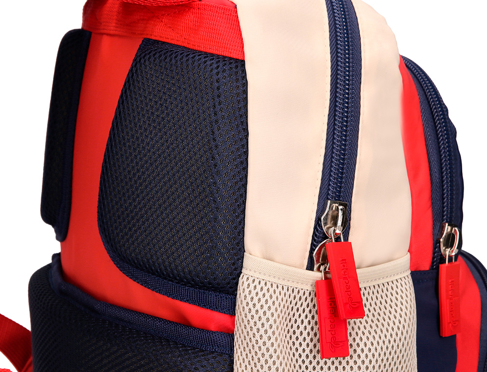 SAC A DOS LIDERPAPEL SCOLAIRE MULTIPOCHES ET MULTICOULEURS  35X11X27CM