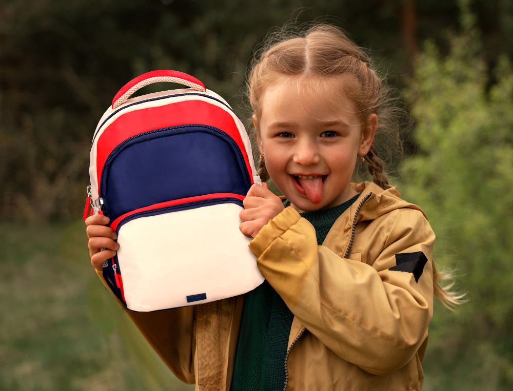SAC A DOS LIDERPAPEL SCOLAIRE MULTIPOCHES ET MULTICOULEURS  35X11X27CM