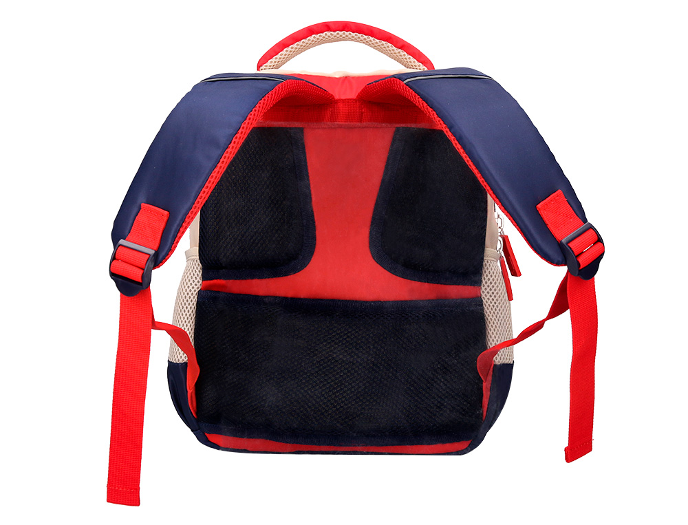 SAC A DOS LIDERPAPEL SCOLAIRE MULTIPOCHES ET MULTICOULEURS  35X11X27CM