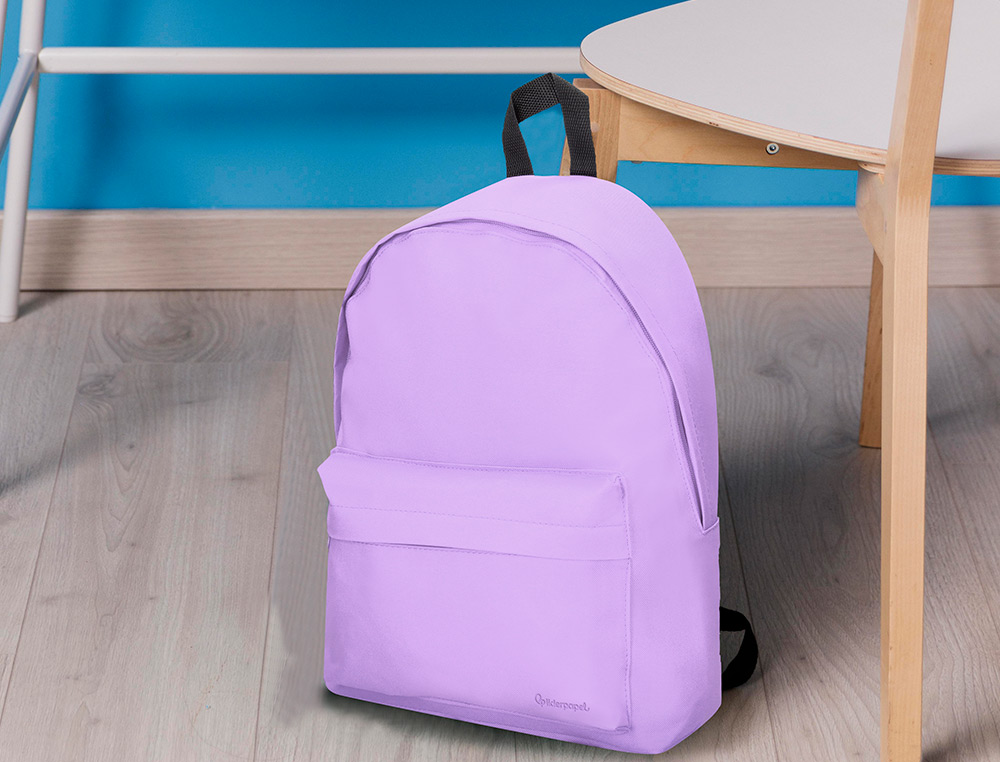 SAC A DOS LIDERPAPEL 1 COMPARTIMENT 40X12,5X30CM COLORIS LILAS