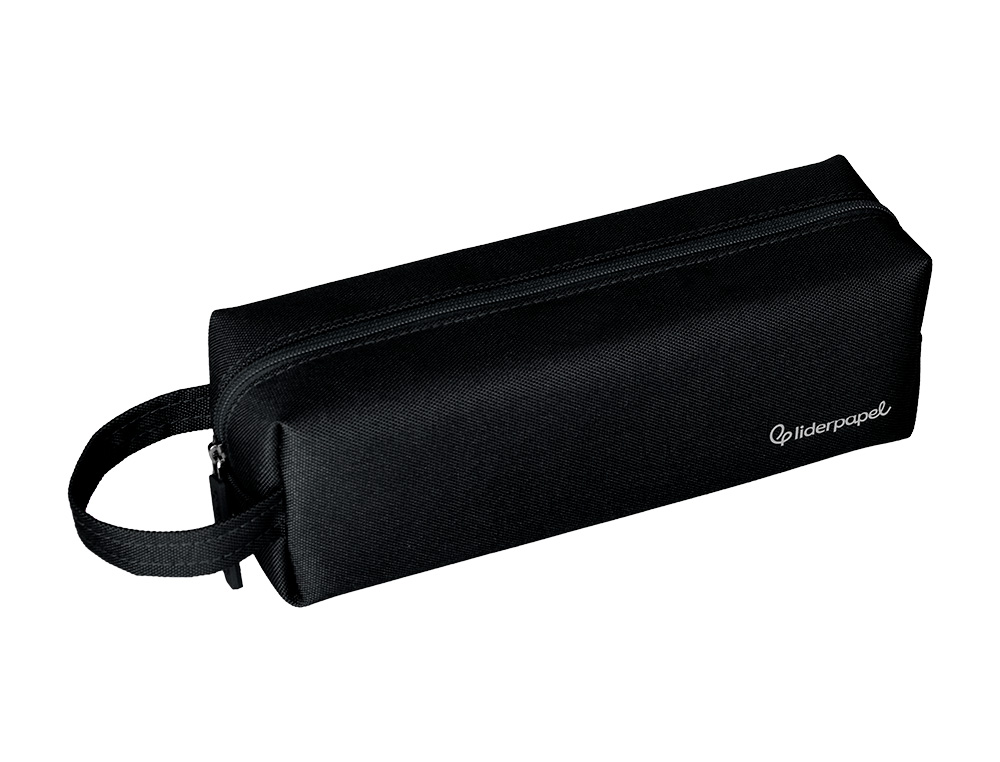 FOURRE-TOUT LIDERPAPEL RECTANGULAIRE 1 COMPARTIMENT  21X7CM COLORIS NOIR