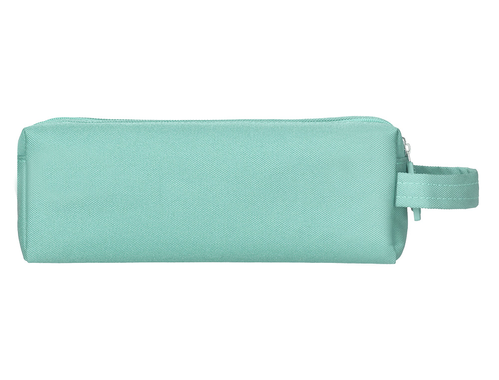 FOURRE-TOUT LIDERPAPEL RECTANGULAIRE 2 COMPARTIMENTS ANSE DE PREHENSION 21X8CM     COLORIS VERT AMANDE