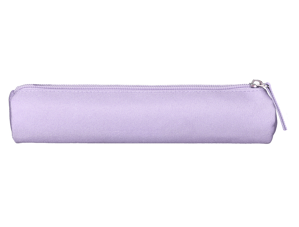 FOURRE-TOUT LIDERPAPEL ROND MINCE 22X4,5CM COLORIS LILAS