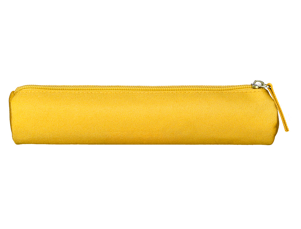 FOURRE-TOUT LIDERPAPEL ROND MINCE 22X4,5CM COLORIS JAUNE