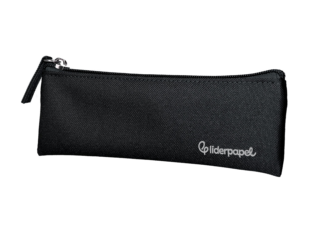 FOURRE-TOUT LIDERPAPEL PLAT MINCE 1 COMPARTIMENT 20X6CM COLORIS NOIR