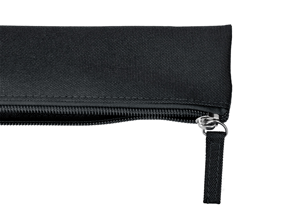 FOURRE-TOUT LIDERPAPEL PLAT MINCE 1 COMPARTIMENT 20X6CM COLORIS NOIR