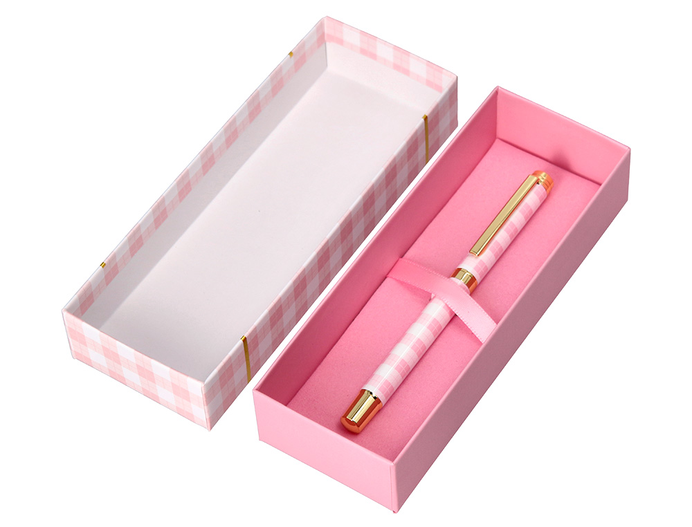 ROLLER BELIUS PICNIC ALUMINIUM ENCRE NOIRE COLORIS ROSE DORE BOITE DESIGN