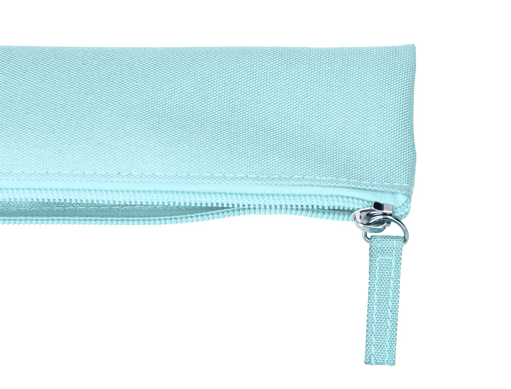 FOURRE-TOUT LIDERPAPEL PLAT MINCE 1 COMPARTIMENT 20X6CM COLORIS BLEU CELESTE
