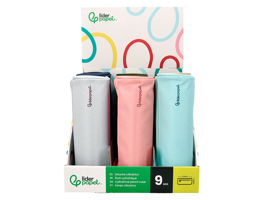 PRESENTOIR LIDERPAPEL FOURRE-TOUT RONDS 9 UNITES