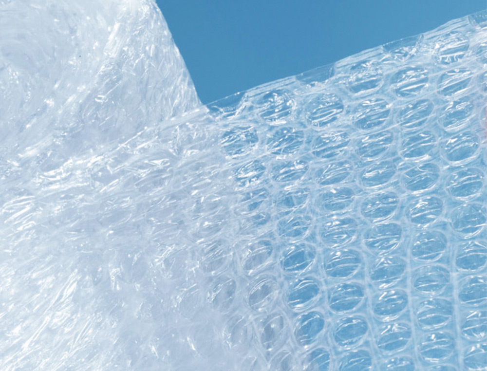 FILM A BULLES LIDERPAPEL ECOUSE 30% PLASTIQUE RECYCLE  30G/M2 ROULEAU 1X25M
