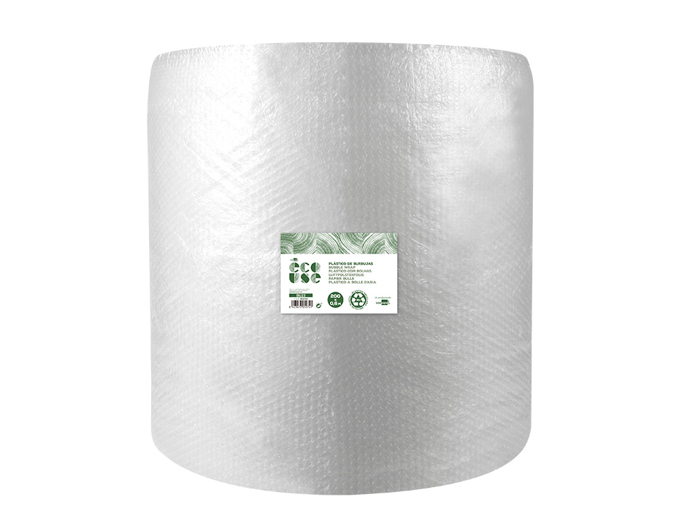 FILM A BULLES LIDERPAPEL ECOUSE 30% PLASTIQUE RECYCLE 30G/M2 ROULEAU 1X50M