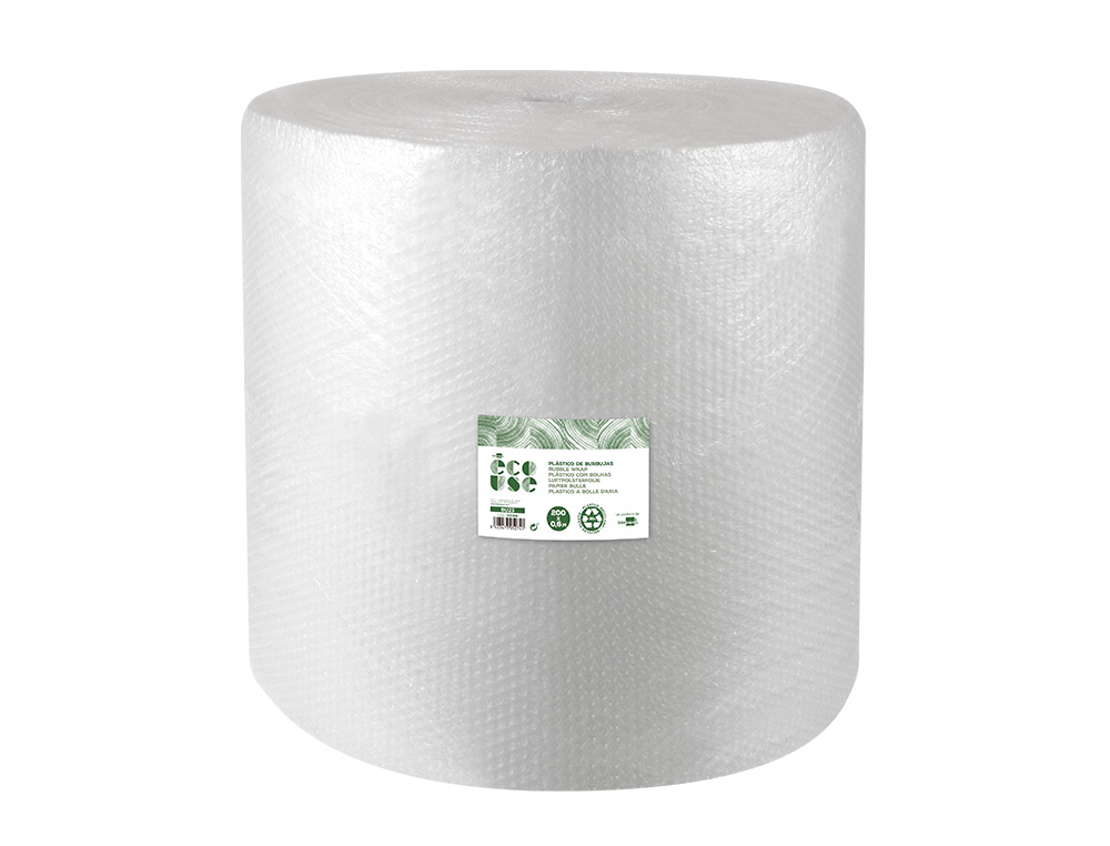 FILM A BULLES LIDERPAPEL ECOUSE 30% PLASTIQUE RECYCLE 30G/M2 ROULEAU 1X50M